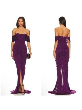 Yaura Tiara Dress in Grape Purple US 6